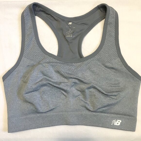 New Balance Padded Racerback Sports Bra M - Picture 6 of 9